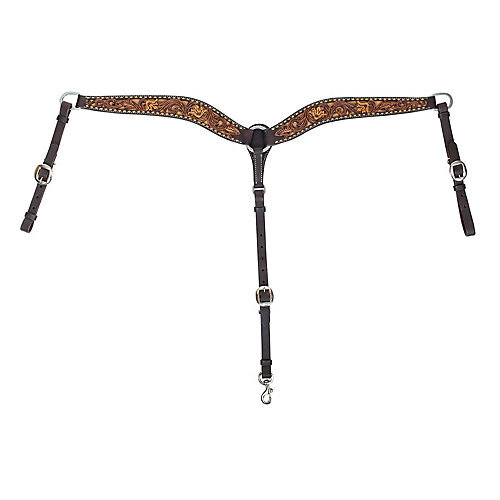 Circle Y Dusty Floral Breast Collar