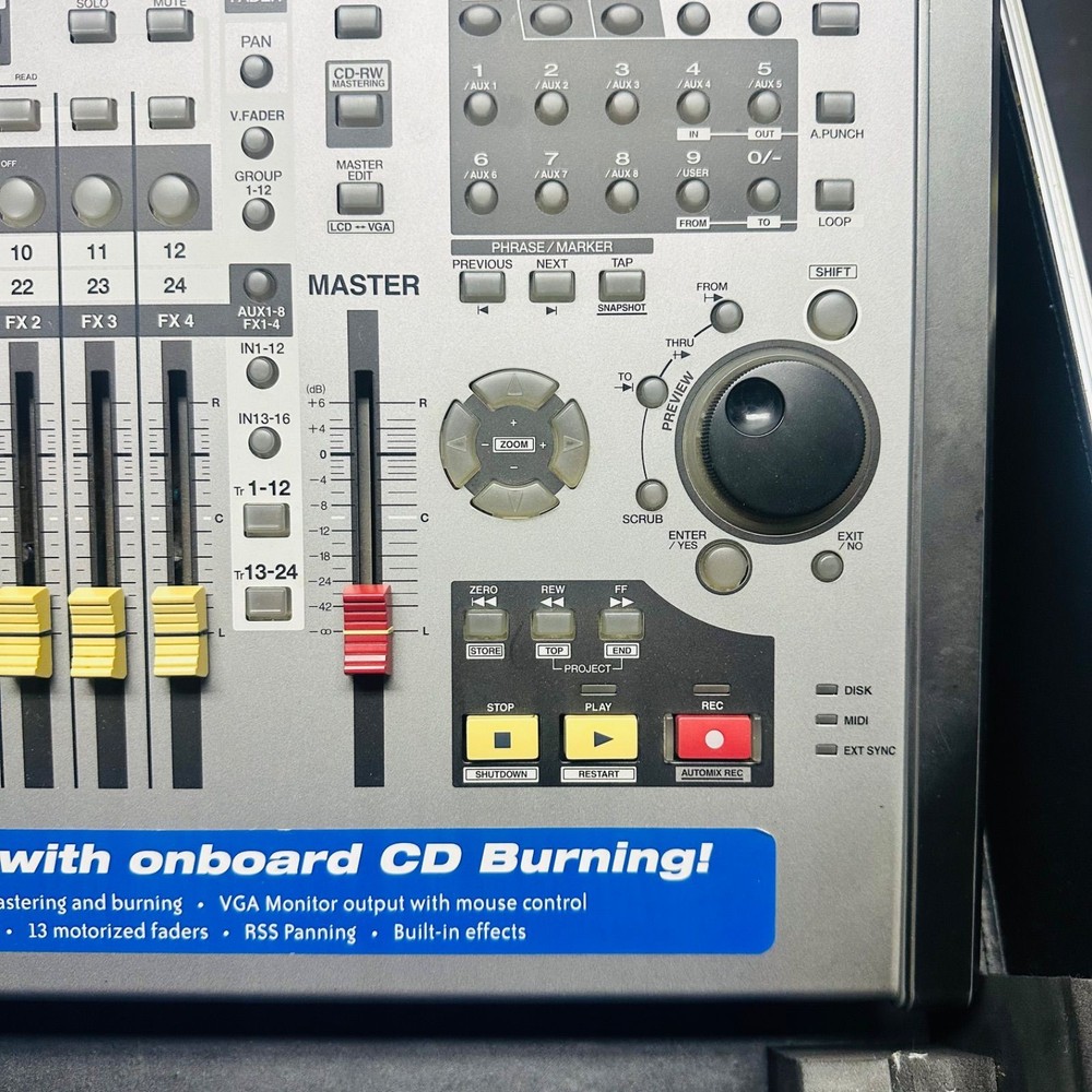 Roland VS-2400CD Multi-Track Recorder - Untested Operation - As-Is DDP