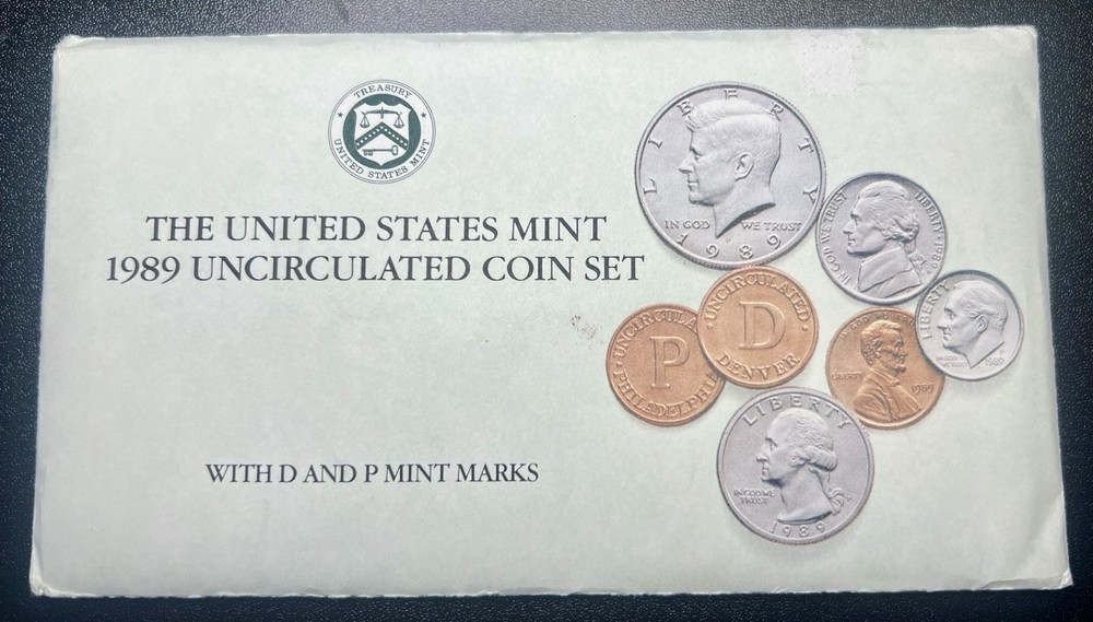 1989 US Mint Set Original Government Packaging P D Uncirculated