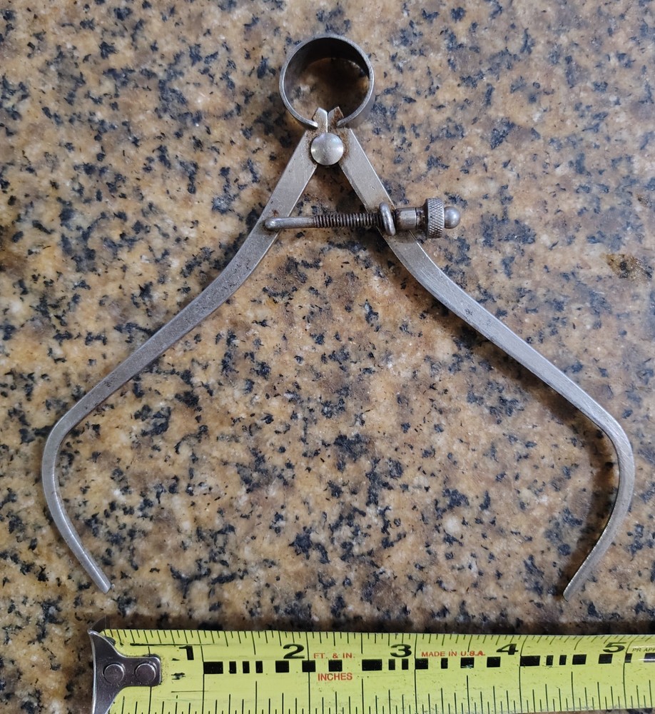 🗽 VINTAGE 4" 0D CALIPER MACHINIST/TOOLMAKER