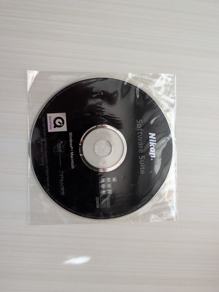 Nikon OEM ViewNX2 DW22 Software & Nikon Software Suite ( CD-ROM)