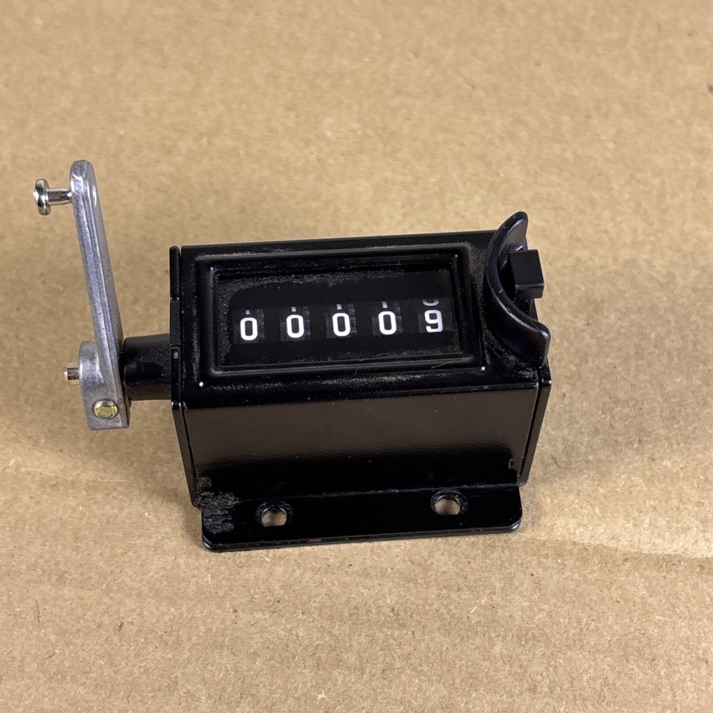 5 Digit Mechanical Display Stroke Counter w\ Manual Reset Button HIGH QUALITY
