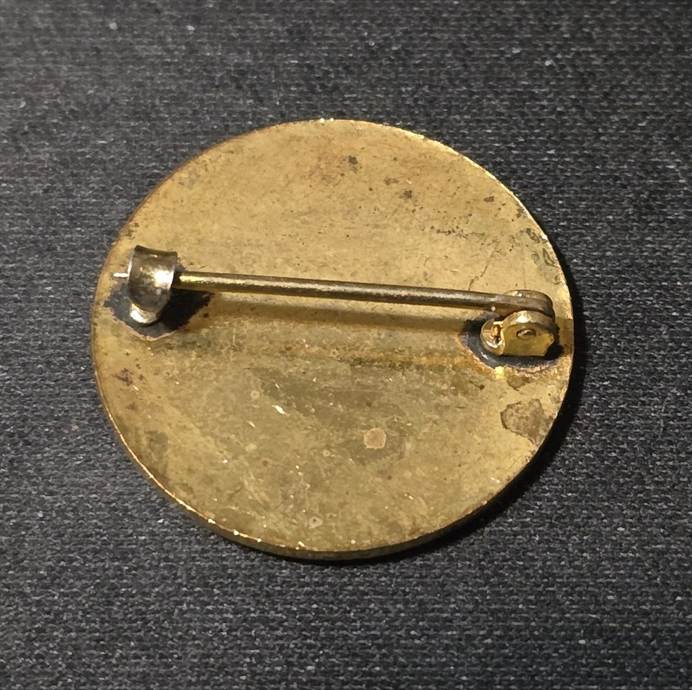 WW1 Type 1 Gilt ROTC Collar Disk - Pinback