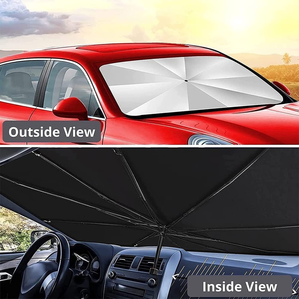 Car Windshield Sun Shade Umbrella Front Window Cover Visor Foldable UV Block