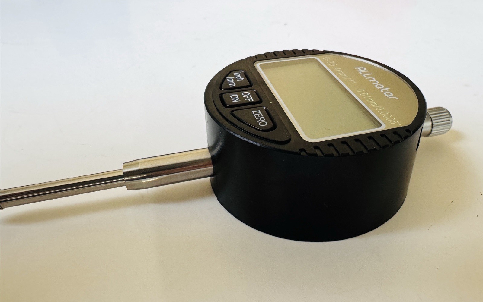 Allmeter Digital Dial Indicator TL338, 0-25.4mm 1” Gauge Inch mm Precision