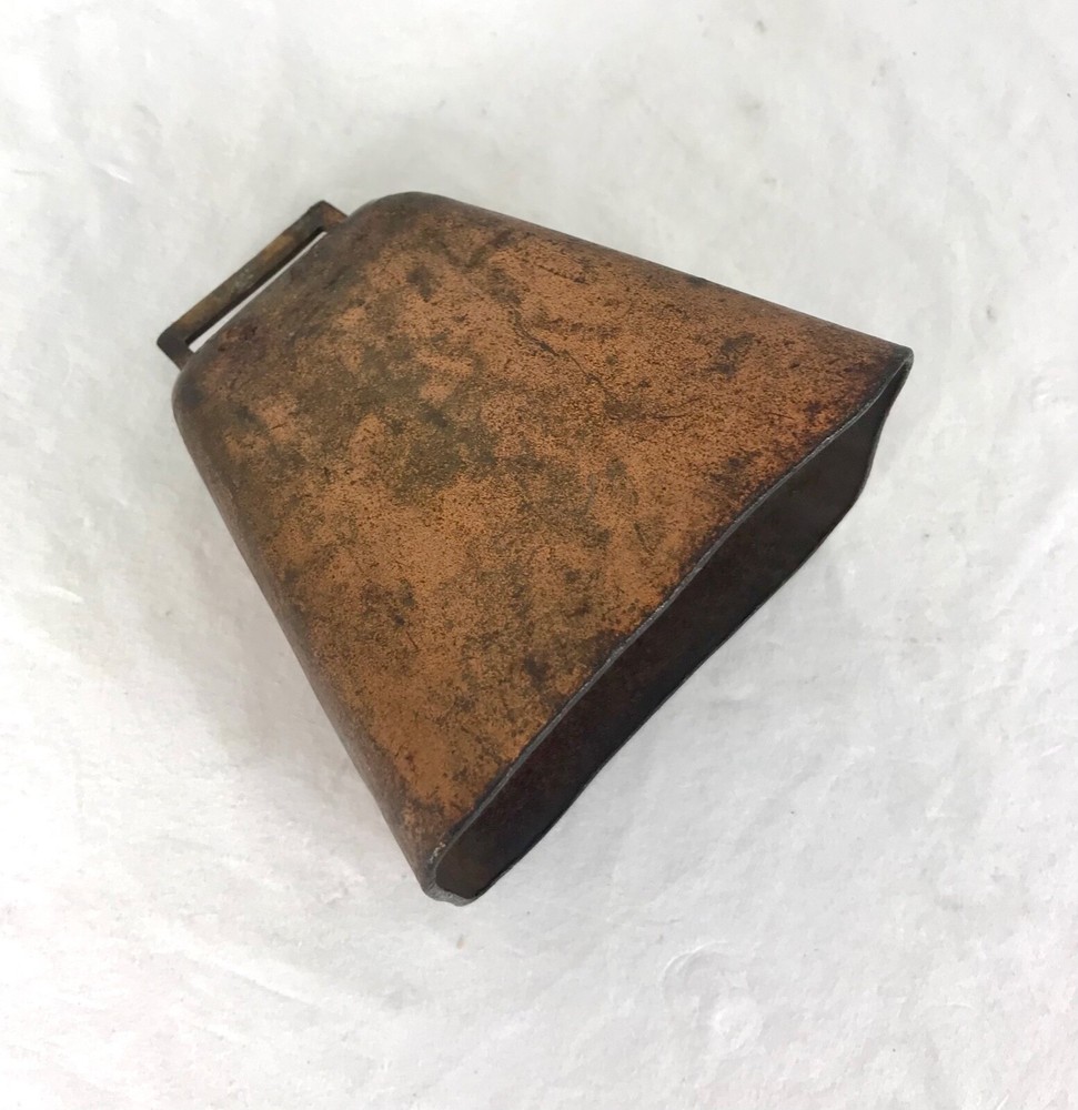 Old Copper Cowbell. 3-1/2"