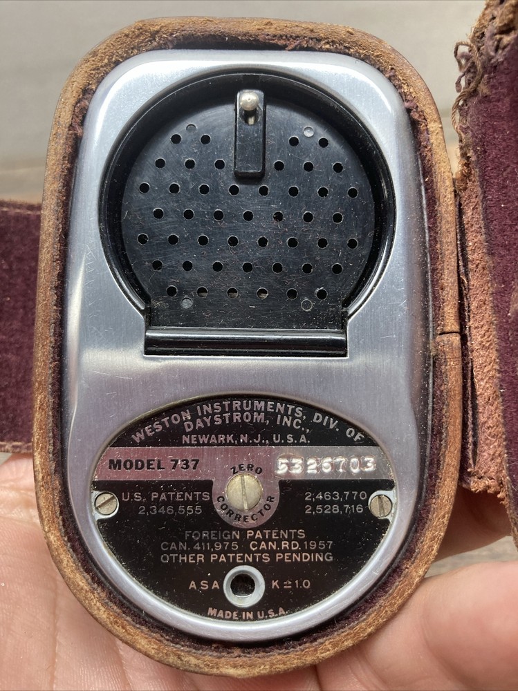 Weston Master III Exposure Meter in Leather Case Model 737