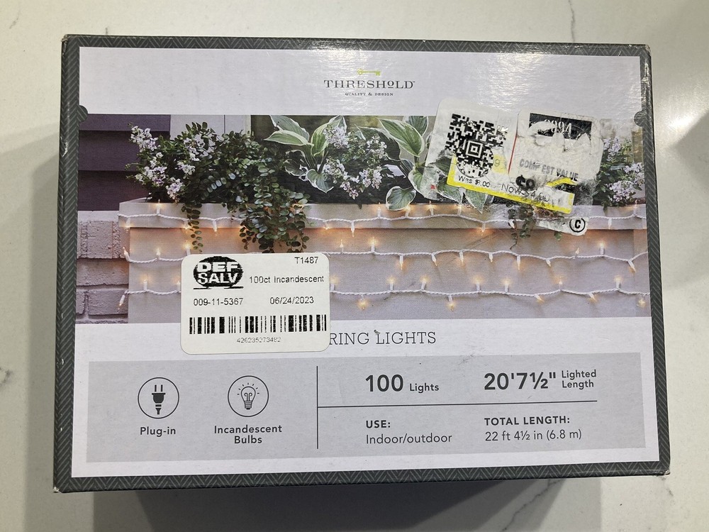Threshold 100 String Lights