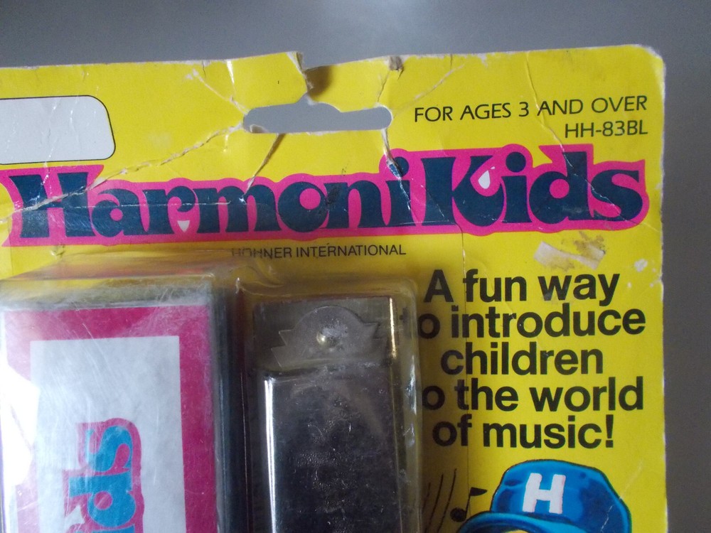 Vintage Hohner Harmonica HarmoniKids with Instructions & Case New in Package