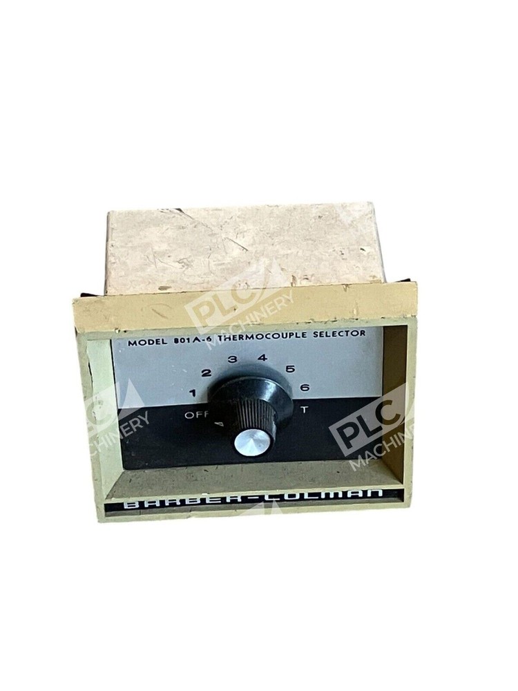 Barber Colman Thermocouple Selector 801A-6