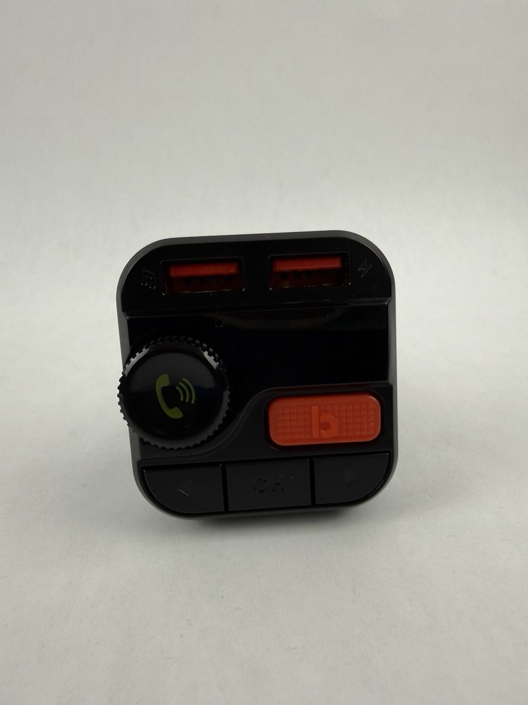 Monster Bluetooth FM Transmitter 3.4 Amp USB Charging Ports Tested MCC9-1032-BLK