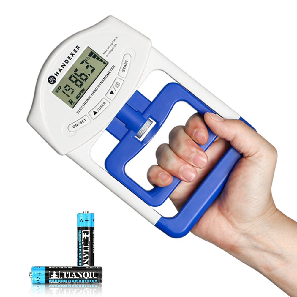 Grip Strength Tester - Hand Grip Dynamometer - Handheld Digital Grip Measurem...