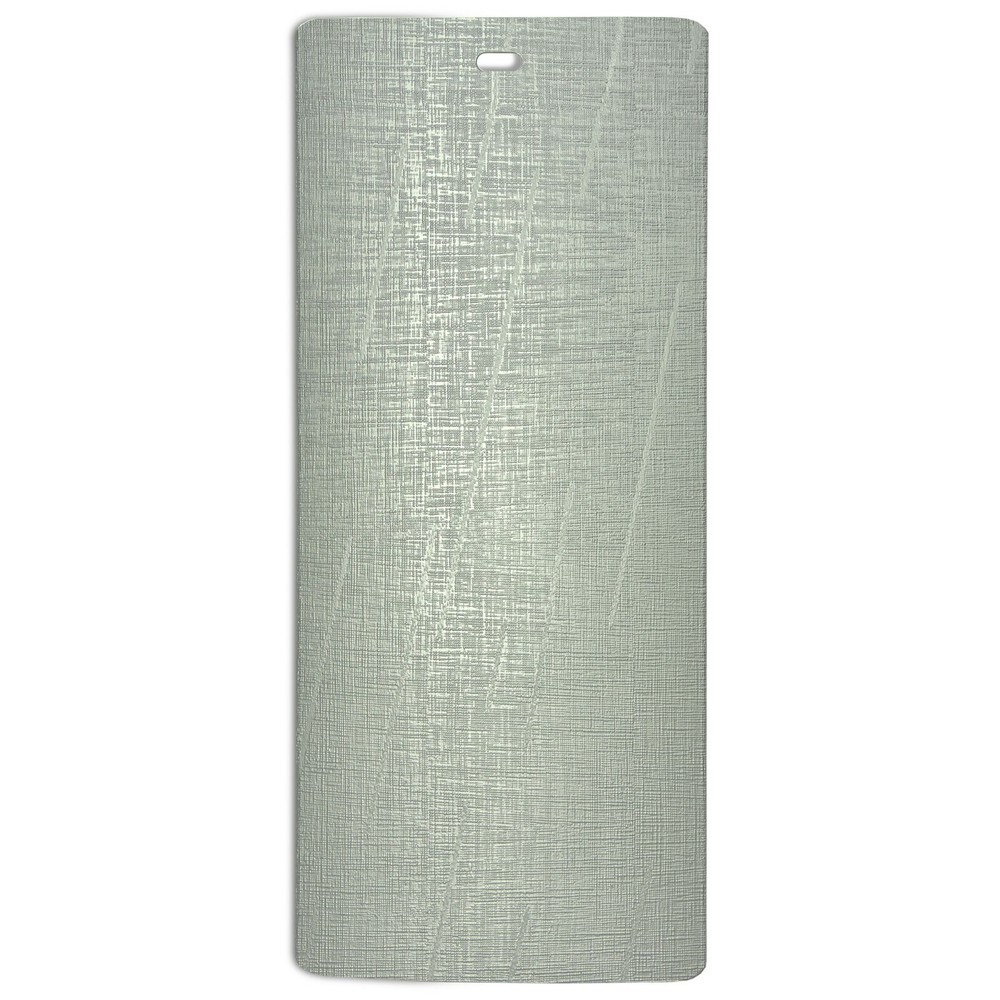DALIX Silky Vertical Window Blinds Premium Textured Set 5 Pack Qty / Silver