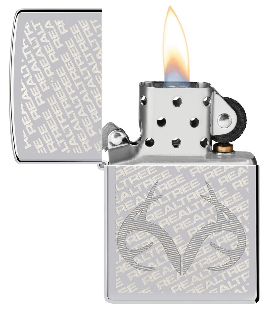 Zippo Real Tree High Polish Chrome 48751