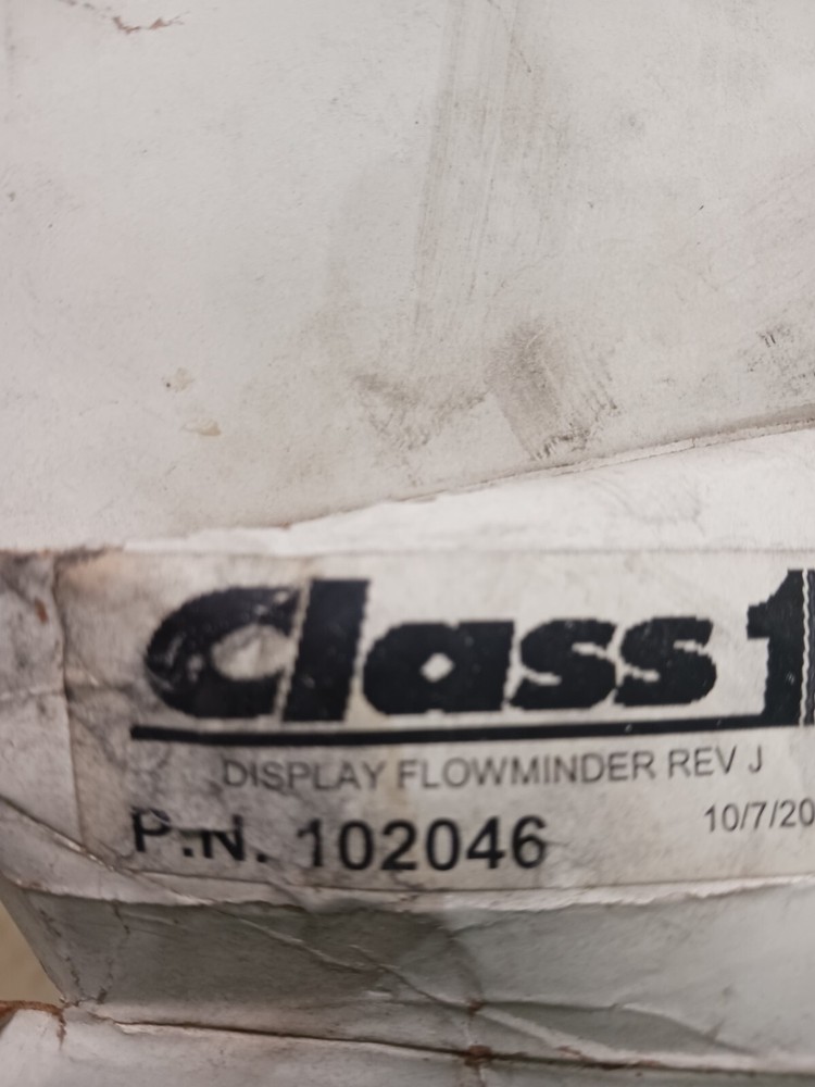 Class 1 digital flowmeter system with the digital display P.N. 102046