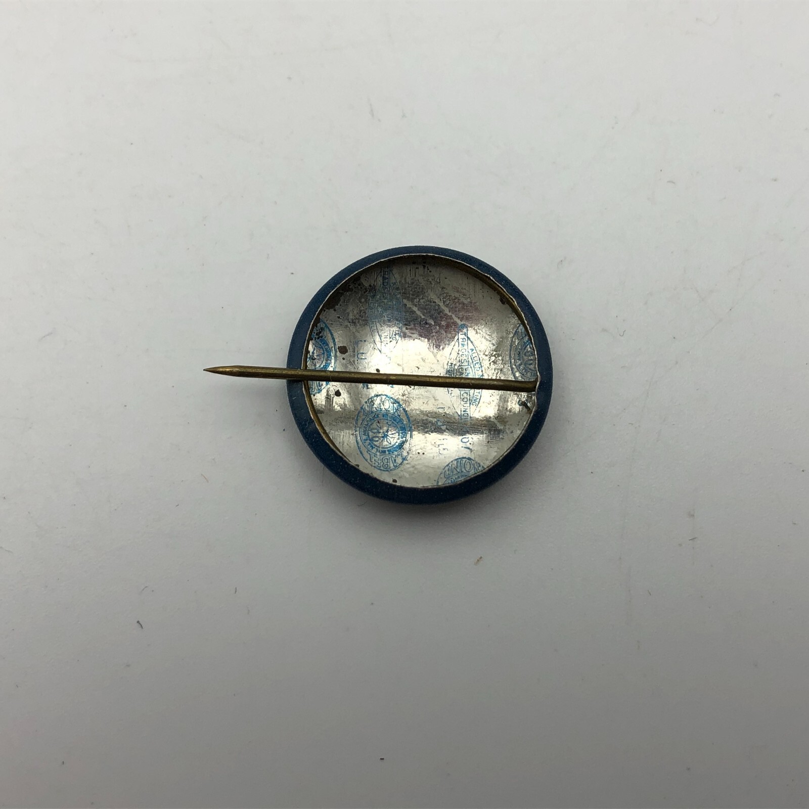 Vintage God Bless America Pinback Button Pin Patriotic Torch