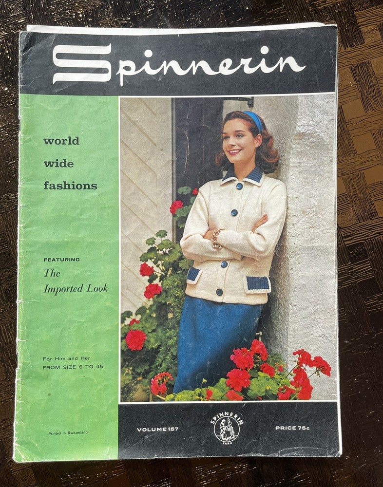 Vintage Swiss 1960s knitting patterns booklet mens womens sweaters