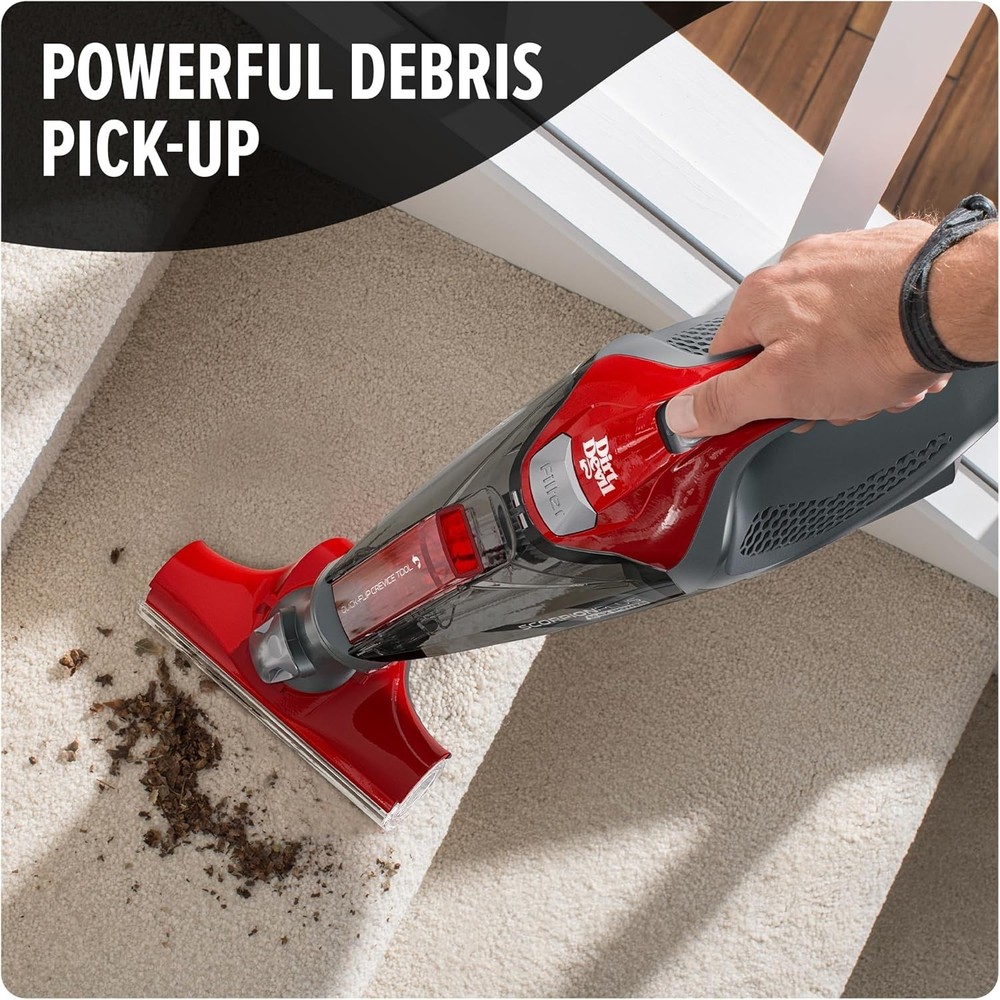 Effortless Cleaning with Scorpion Plus Handheld Vacuum - Compact & Versatile