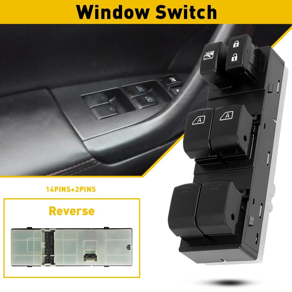 Driver Left Side Master Power Window Switch Fits for 2009-2014 Nissan Maxima