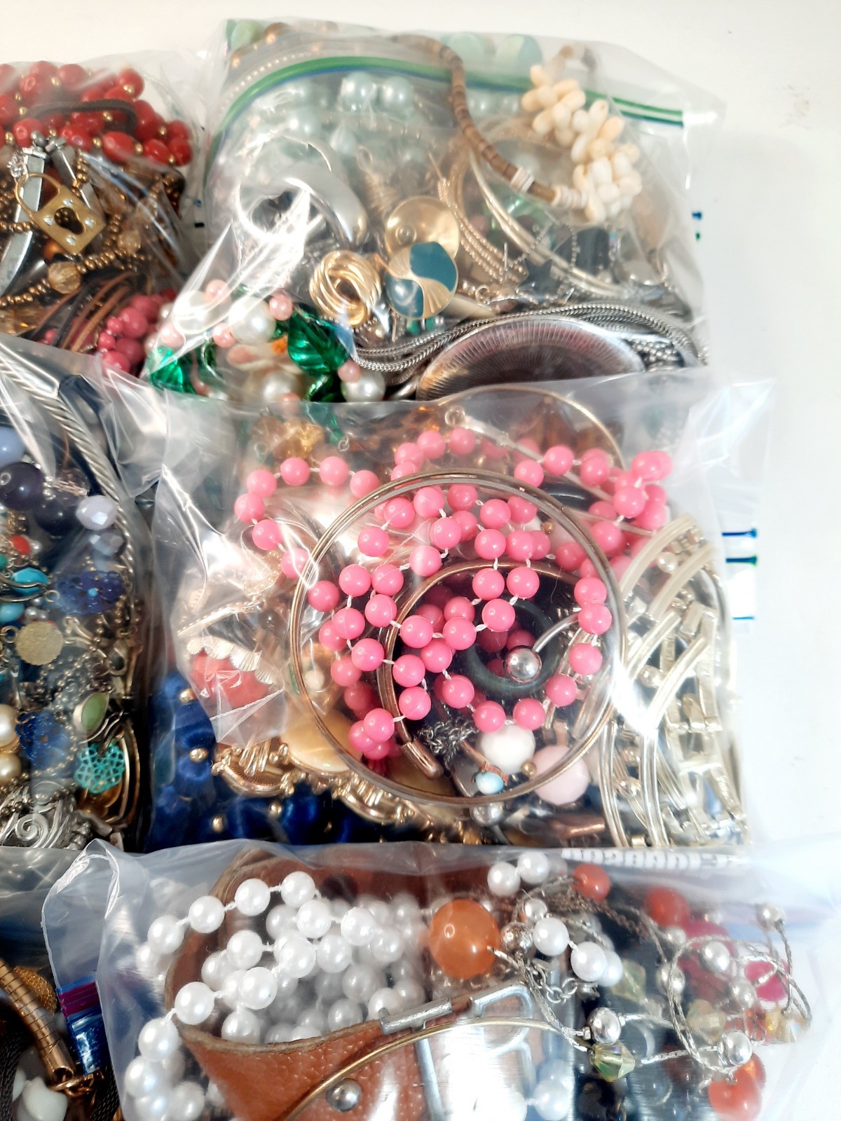 Vtg Modern 1.5Lbs Jewelry Estate Fashion All Wearable Craft Resell