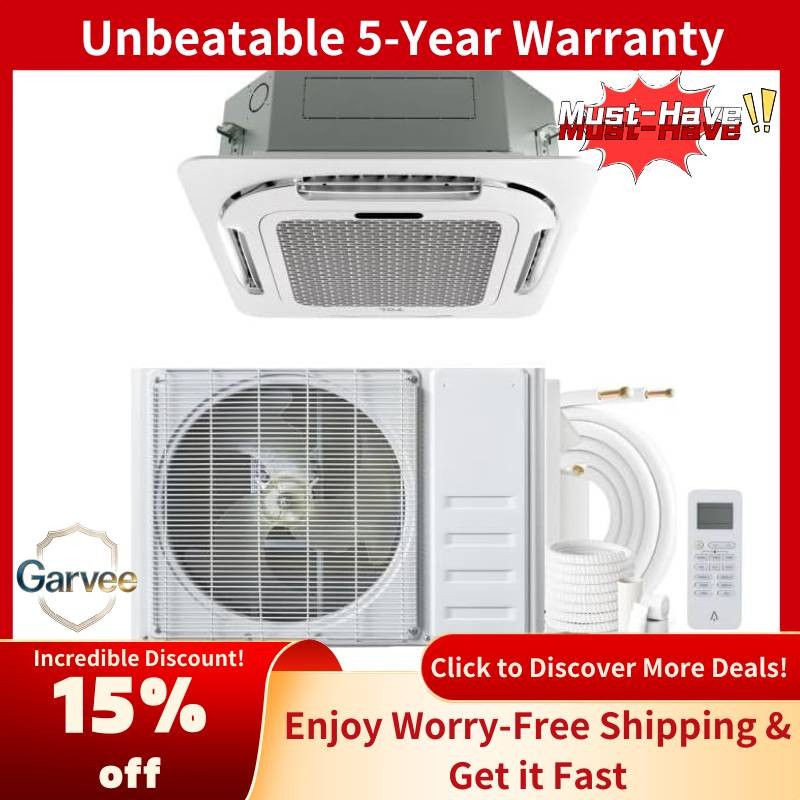 9000 BTU Commercial Ceiling Cassette Air Conditioner, Dehumidification