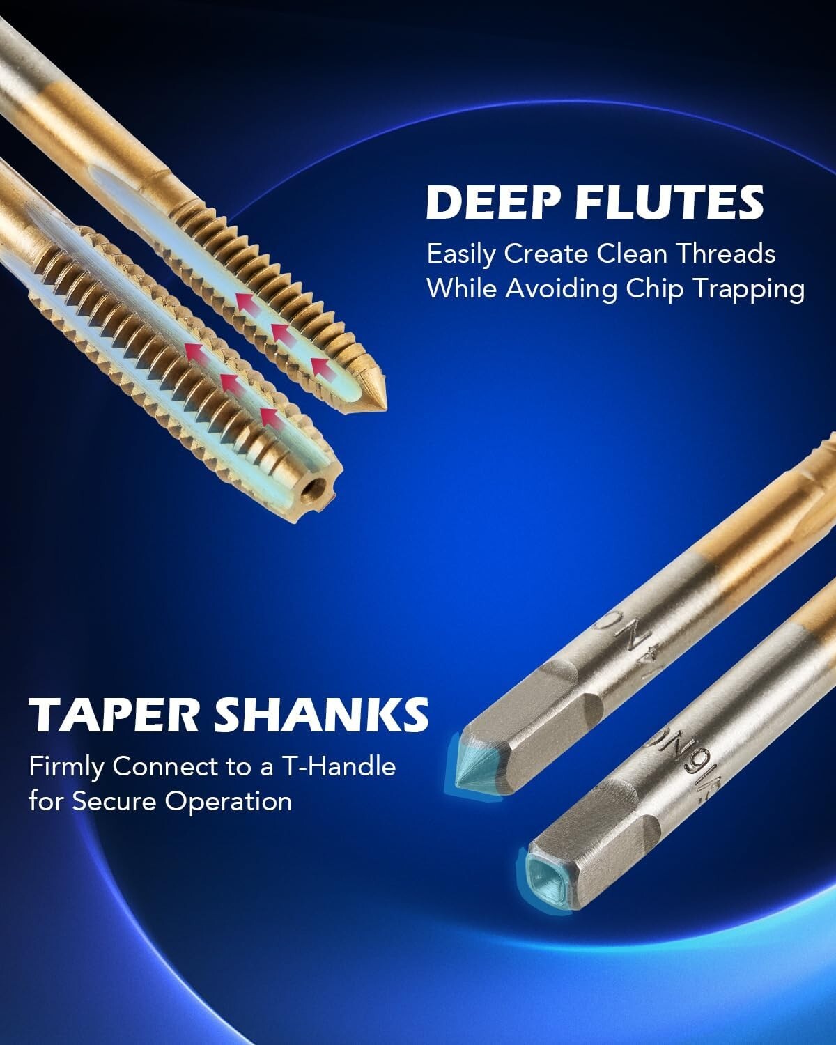 86PC Titanium Coated Steel Tap And Die Set SAE METRIC Tools Tapping Thread