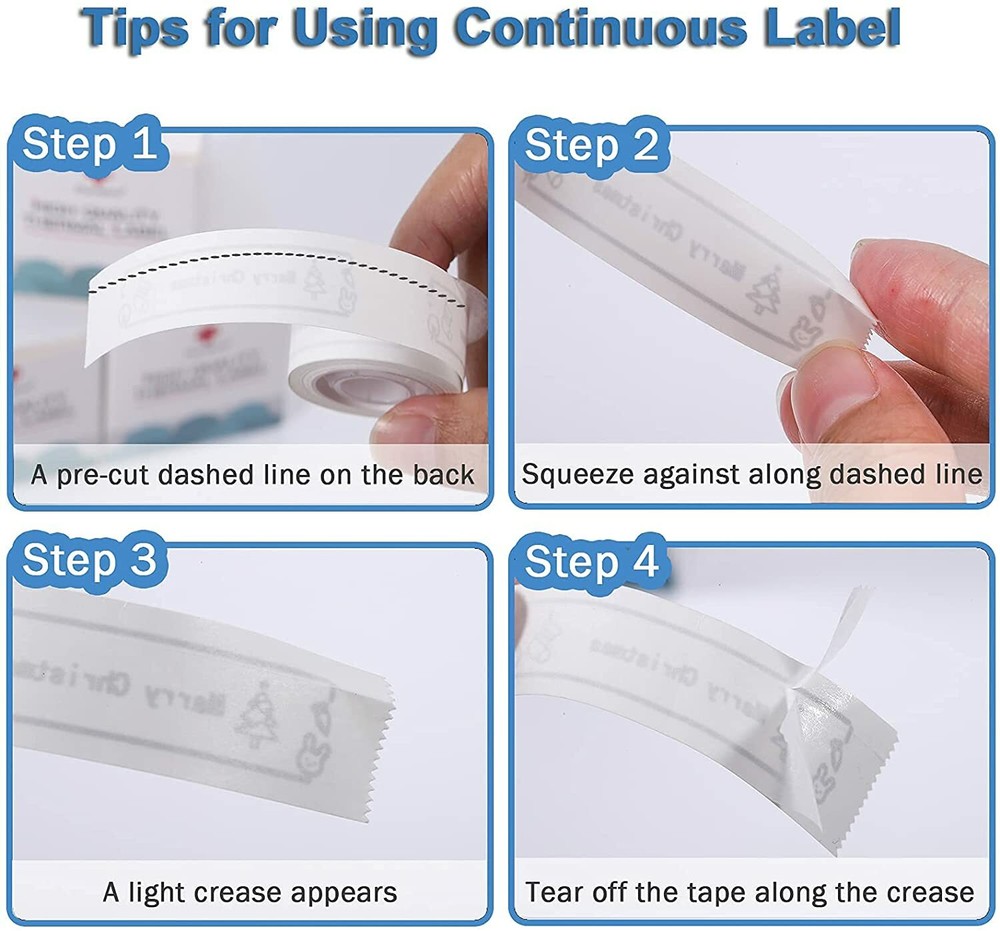 Phomemo D30 Label Maker Machine Mini Thermal Paper Sticker Printer with Tape US