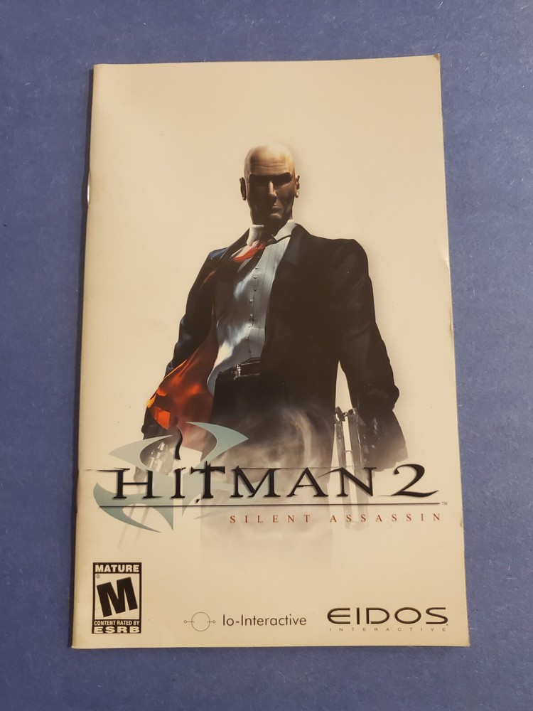 Hitman 2 PS2 MANUAL ONLY