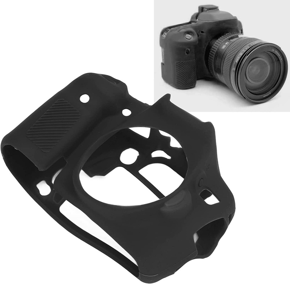 Silicone Rubber Body Case Protector Cover For Canon EOS 70D Camera