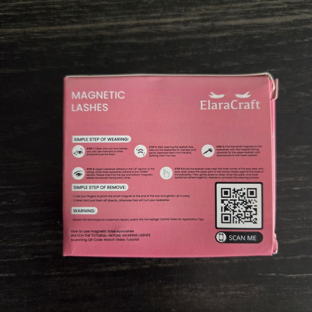 ElaraCraft Magnetic Eye Lashes - Simple