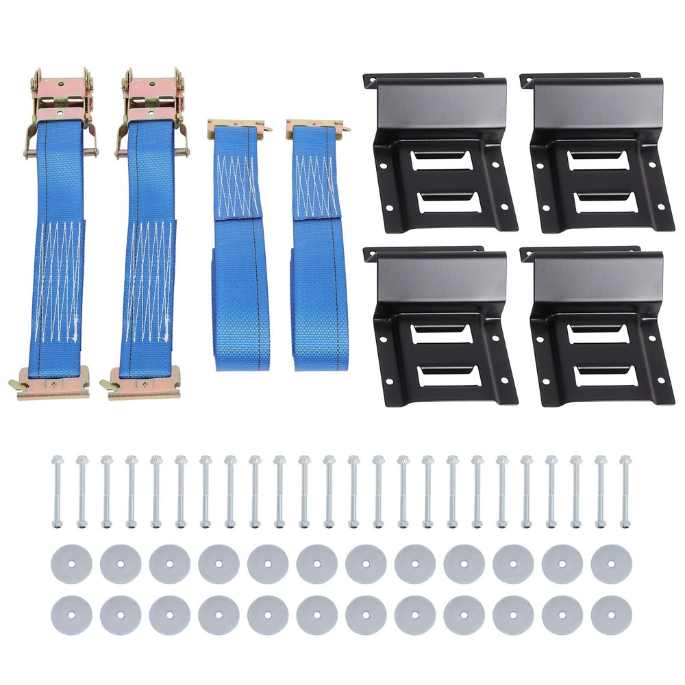For Wheel Chock & Tie-Down Strap Kit 1500 Lb Weight