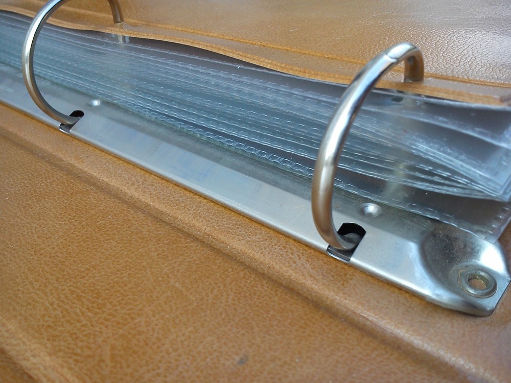 Royal Mail Presentation Packs Album Binder Stamp 14 Sheets Storage EMPTY Beige