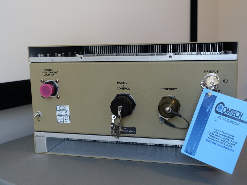 Comtech Xicom XTSLIN-200X – 200W X-Band GaN Solid State Power Amplifier (SSPA)