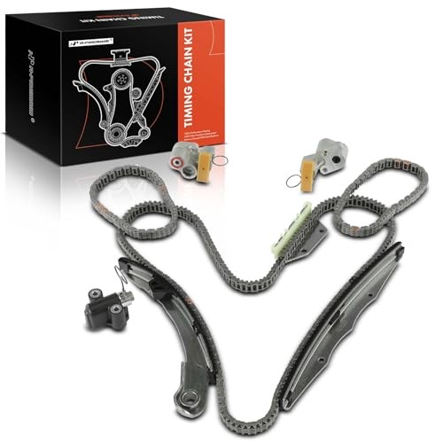 9PCS Engine Timing Chain Kit Tensioner & Guide Compatible with Nissan