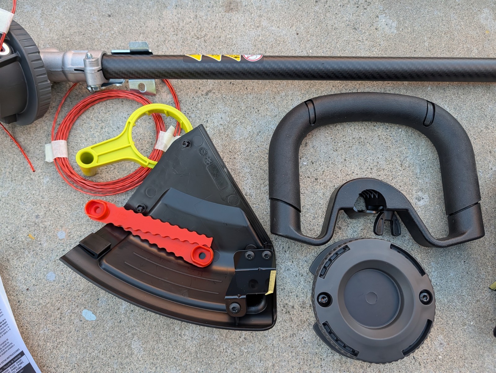 NEW OB RYOBI RY40HPST01 40V Brushless 16" Carbon Fiber Shaft String Trimmer