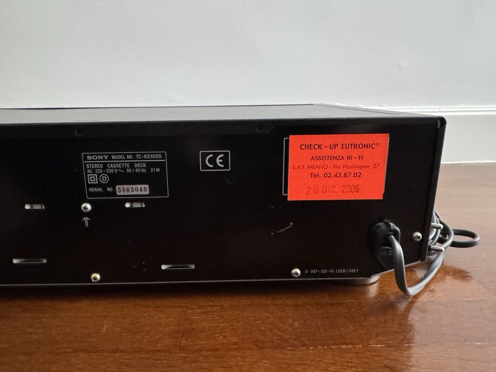 Sony TC-KE600S Deck
