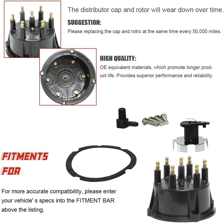 High-Performance Distributor Cap for MerCruiser 4.3L V6 Engines - Easy Install