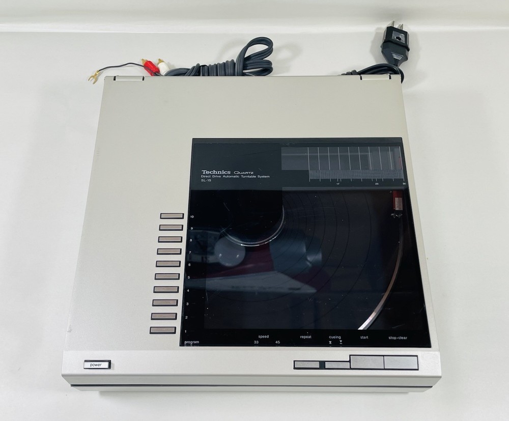 Technics Quartz DD Auto Turntable System SL-15 Linear Tracking Programmable RARE