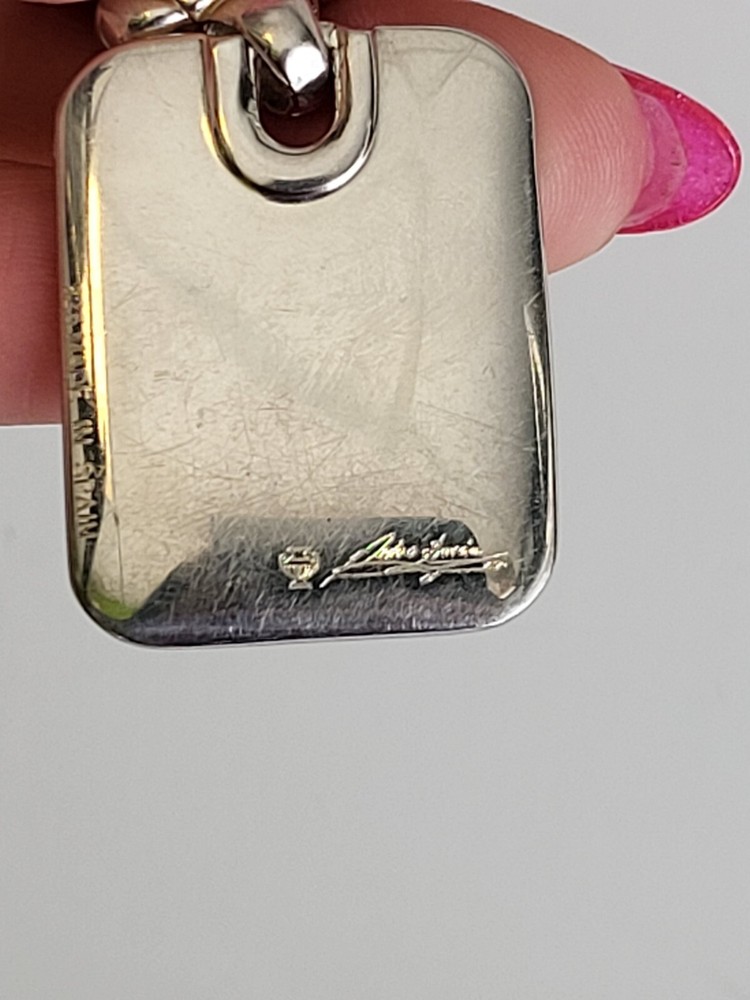 Signed Pedro Duran Spain SOLID REAL Sterling Silver 925 Keychain