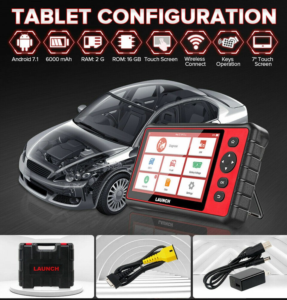 2024 LAUNCH CRP909E PRO Elite Car OBD2 Scanner Diagnostic Tool Key Coding TPMS