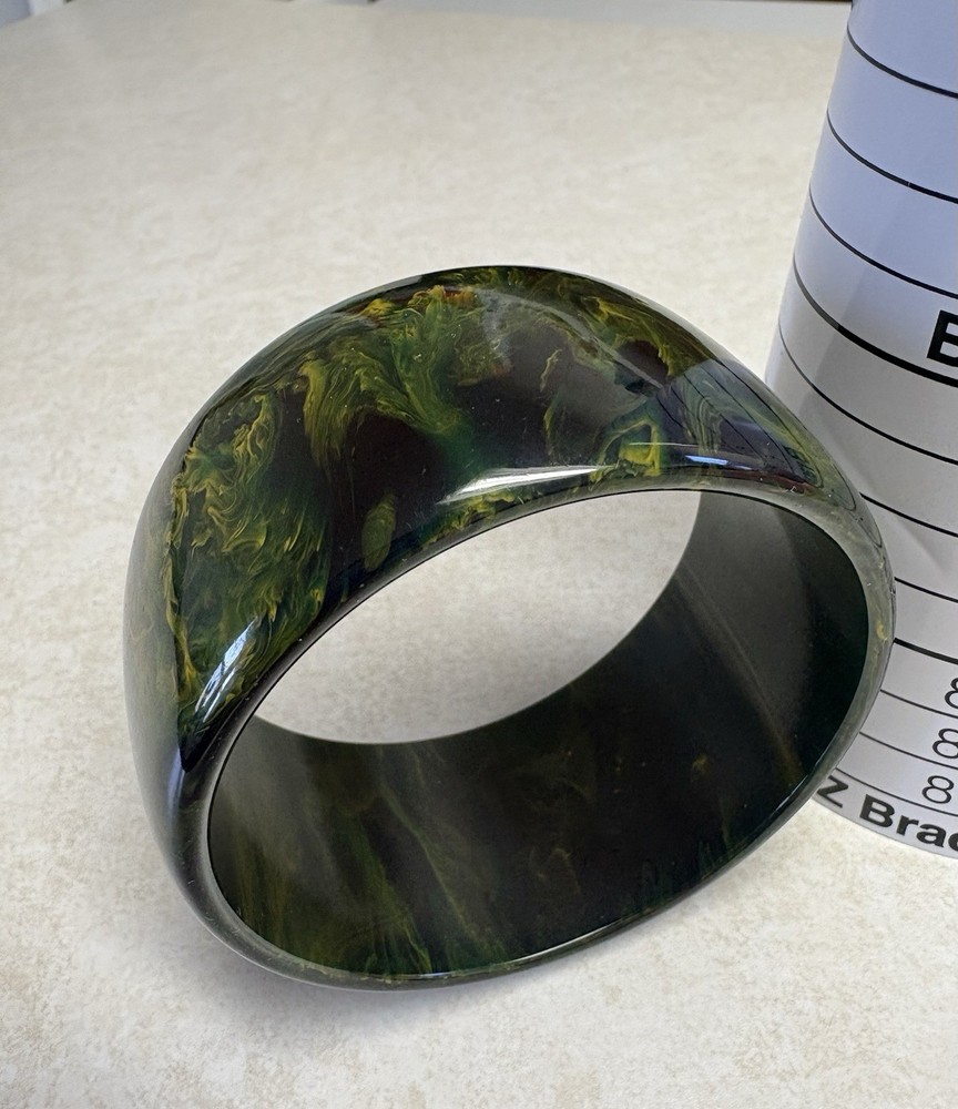 Vintage Blue Moon Bakelite Bangle