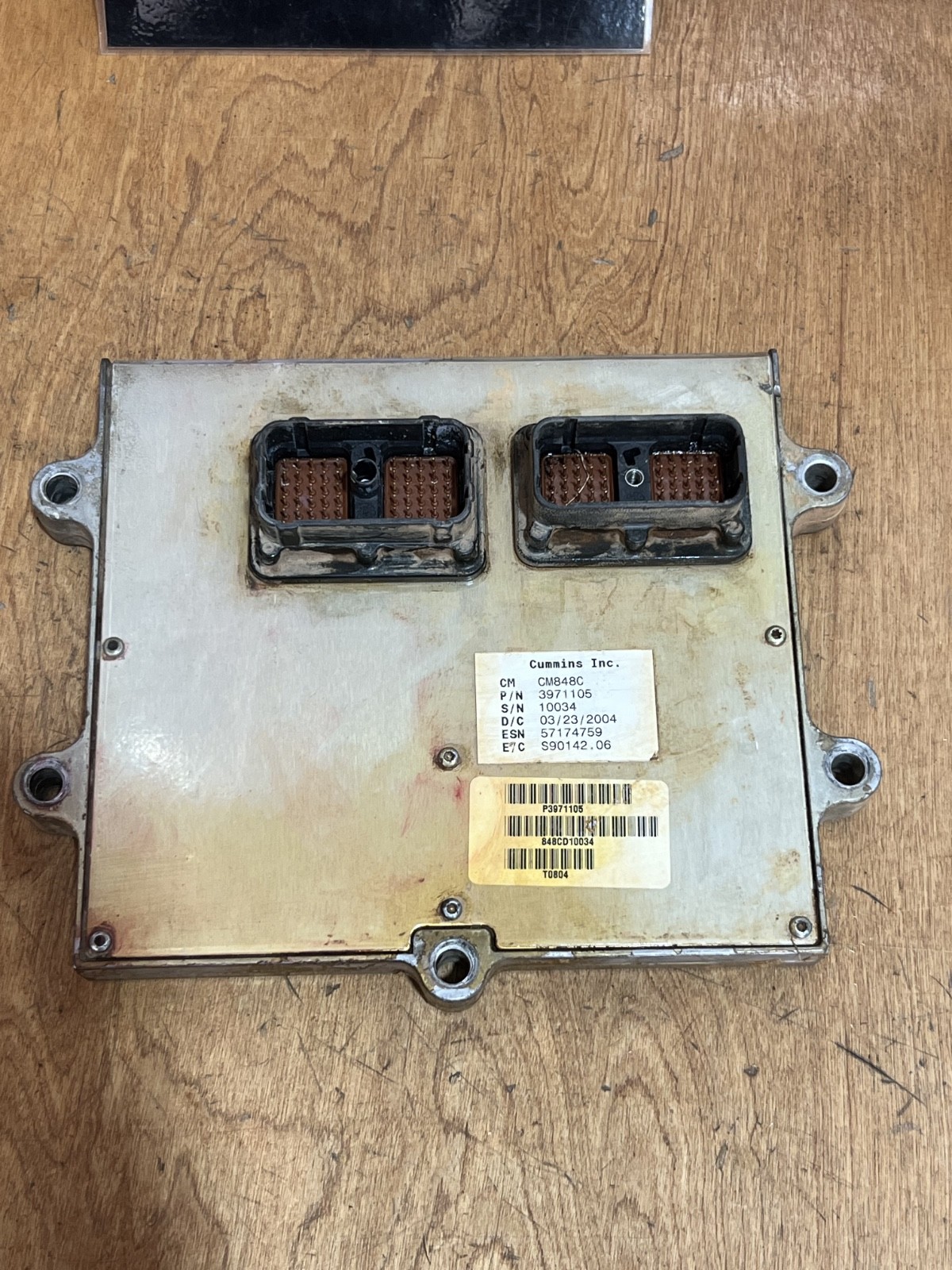 2004 Dodge Ram ECM 3971105 DIESEL CM848C