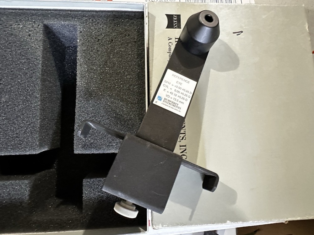 Zeiss Humphrey Reference Eye Test Eye Calibration Accessory W/ Case