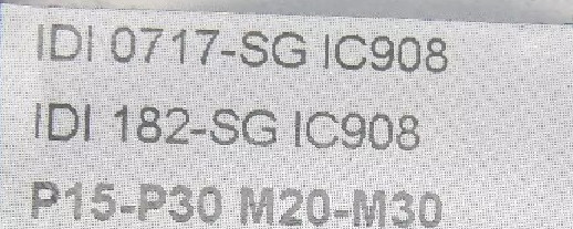 2 PCS  ORIGINAL  INSERTS  ‎     IDI 182-SG IC908