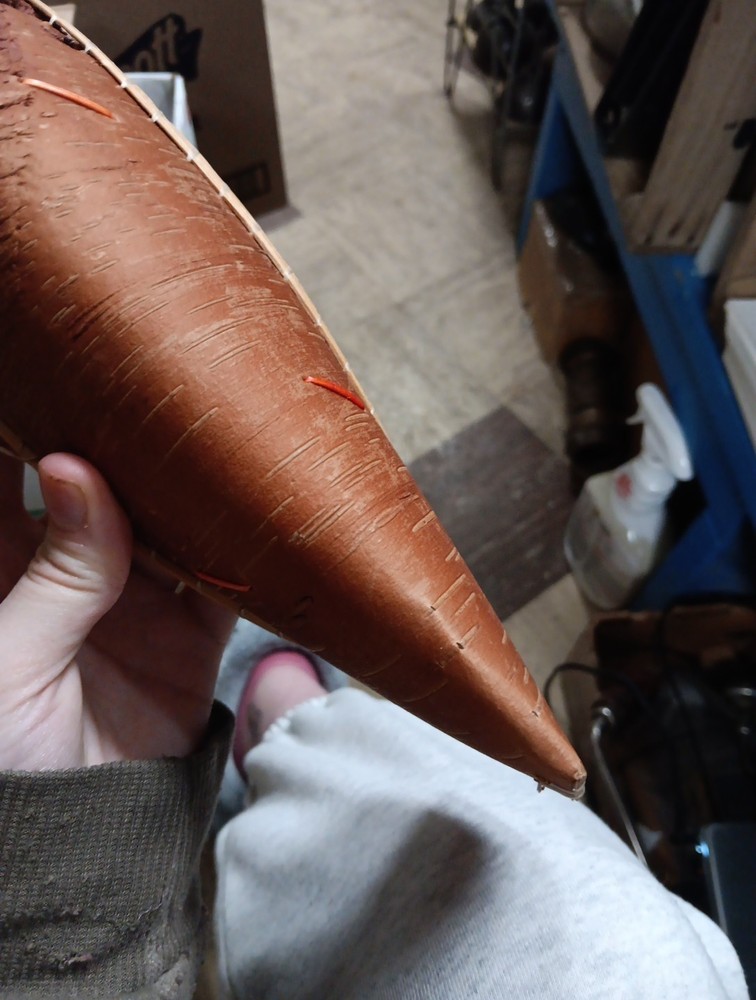 Handmade Birchbark Canoe