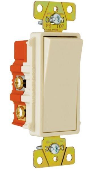 P&S 2604-I 4-WAY DECOR SWITCH 15AMP IVORY