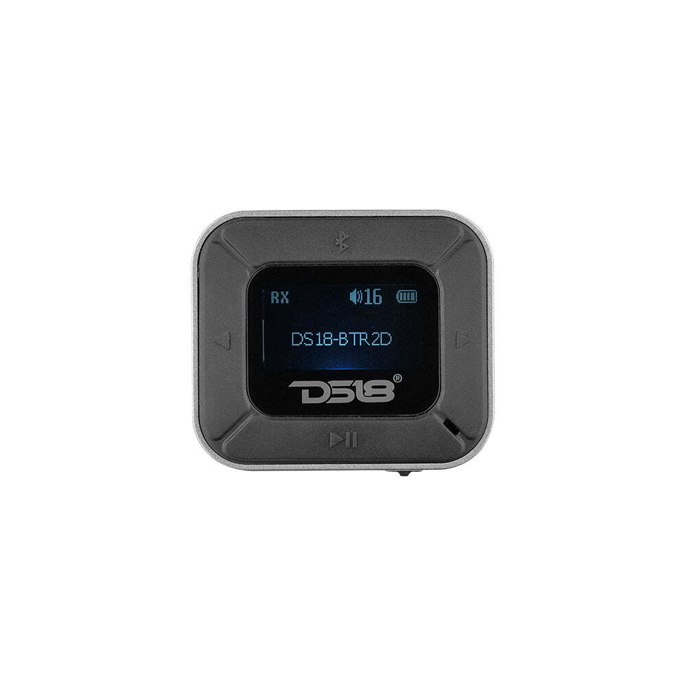 DS18 2-in-1 Wireless Bluetooth 5.0 Adapter Transmitter Receiver with LCD Screen