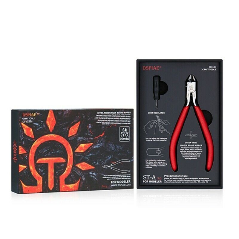 DSPIAE Ultra-Thin Single Blade Nipper Craft Tools Model Building Hobby Tool