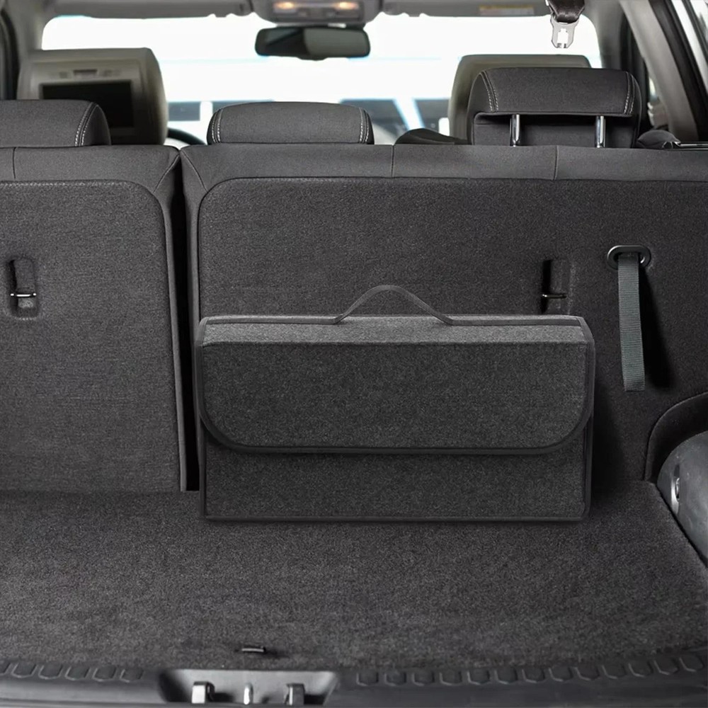 Large Capacity Soft Felt Car Storage Box
