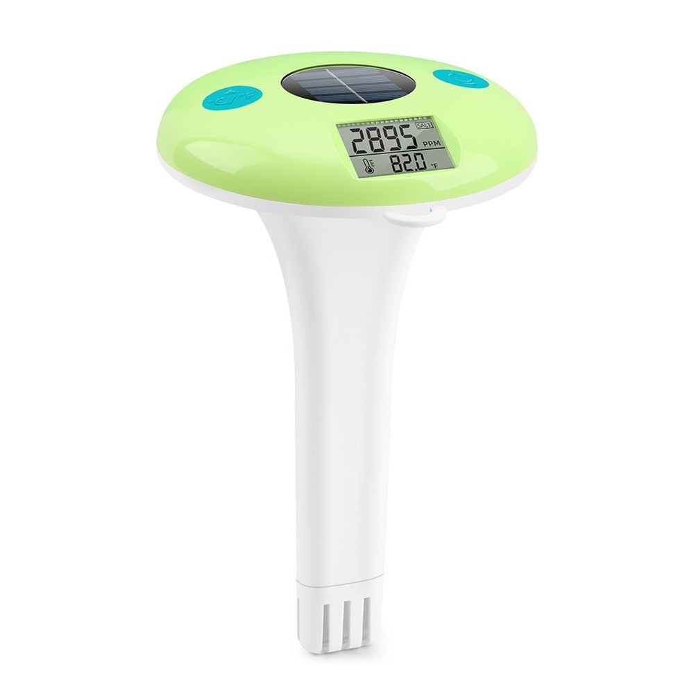 Salinity and Temperature Pool Thermometer with Reliable Waterproof Design
